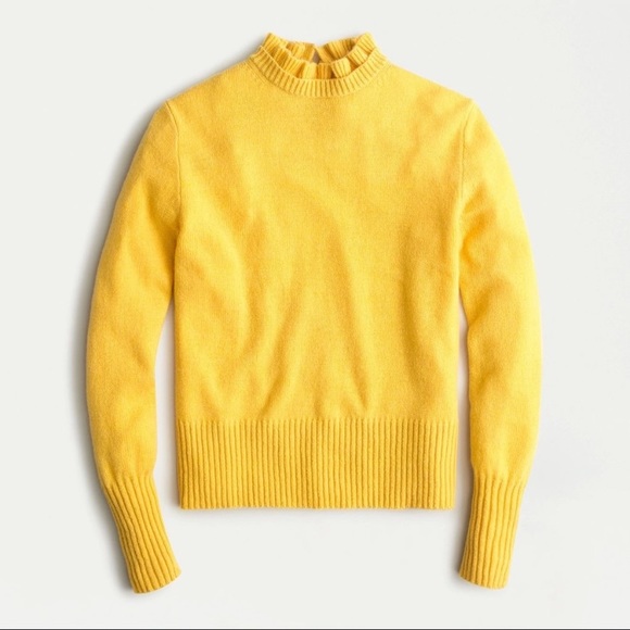J. Crew | Sweaters | Jcrew Ruffle Neck 